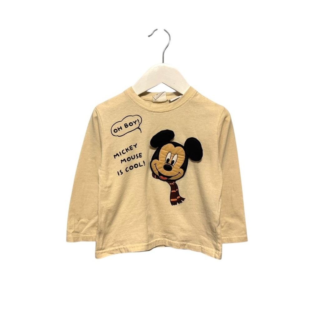 ⭐️ 5/$30 Zara Kids Disney Mickey Mouse LS Shirt size 18-24 Months